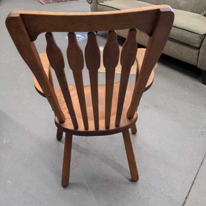 Oak Wooden Captain Chair